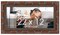 22x12 Brown Wide Bamboo Picture Frame - UV Acrylic, Foam Board Backing, Hanging Hardware